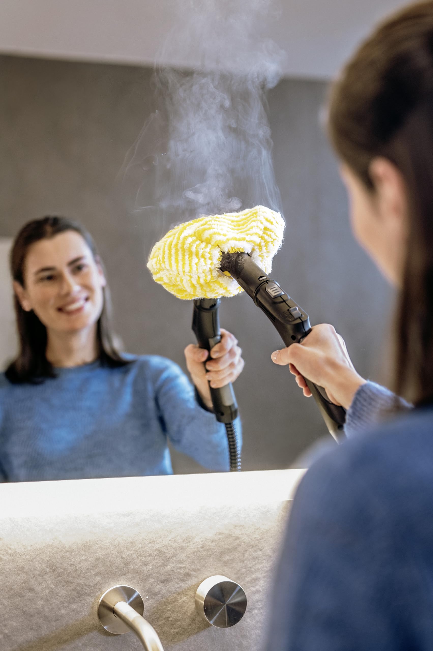 Kärcher Nettoyeur vapeur SC 5 EasyFix Iron Select Bath Edition, pression vapeur : max. 4,2 bars, temps de chauffe : 180 s, puissance : 2 250 W, surface traitée : 150 m², réservoir : 1,5 l