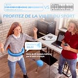 JLoibao Cerceau Hula Hoop Fitness avec Sweet Poids Boule,Comprend 24 Maillons Détachables, équipement d'exercice Intelligent pour Femme - 4