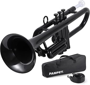PAMPET Professional Plastic Trumpet C trumpet Black