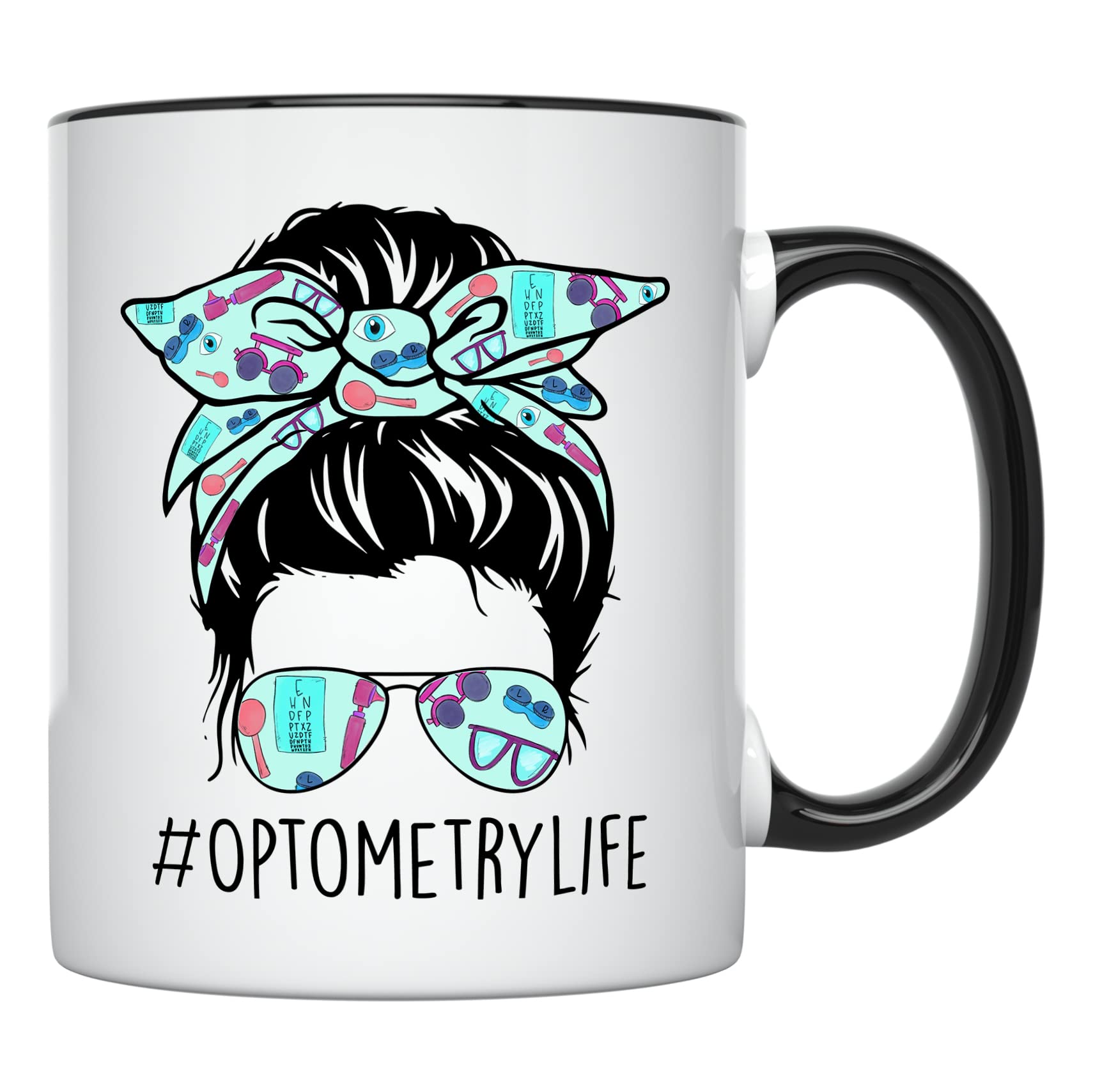 Tazza Bicchiere Optometry Ophthalmology Optometrist Tazza Personalizzata