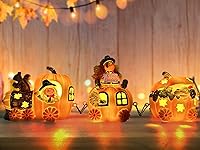 Vista 8 de Hexagram Decoraciones de Navidad para interiores, gnomos de Navidad, centros de mesa, decoración de tren, decoración de mesa de gnomo iluminado