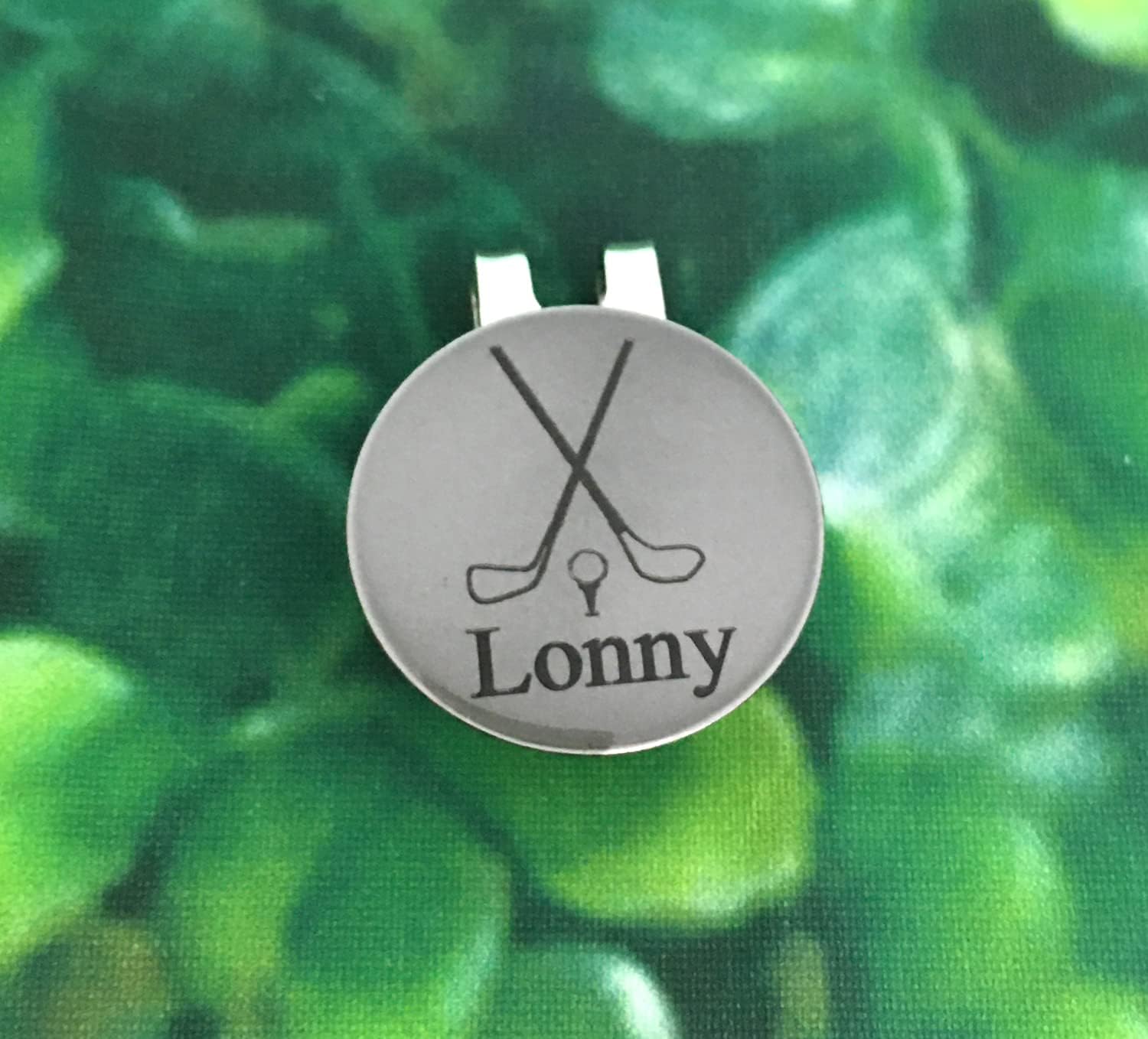 review LGU(TM Personalized Monogrammed Golf Marker, Golf Ball Marker, Pocket Token, Golf Accessory Golf Magnetic Hat Clip with Coin