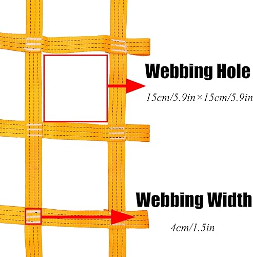 Miniatura 2 de Red de carga de escalada, red ninja para carrera de obstáculos, red interior de la selva, gimnasio, patio de recreo, red para escalada de pared,