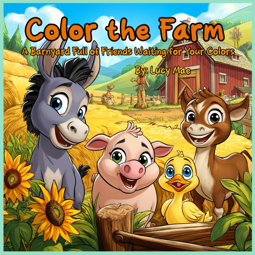 Color the Farm: A Barnyard Full of Friends Waiting for Your Colors