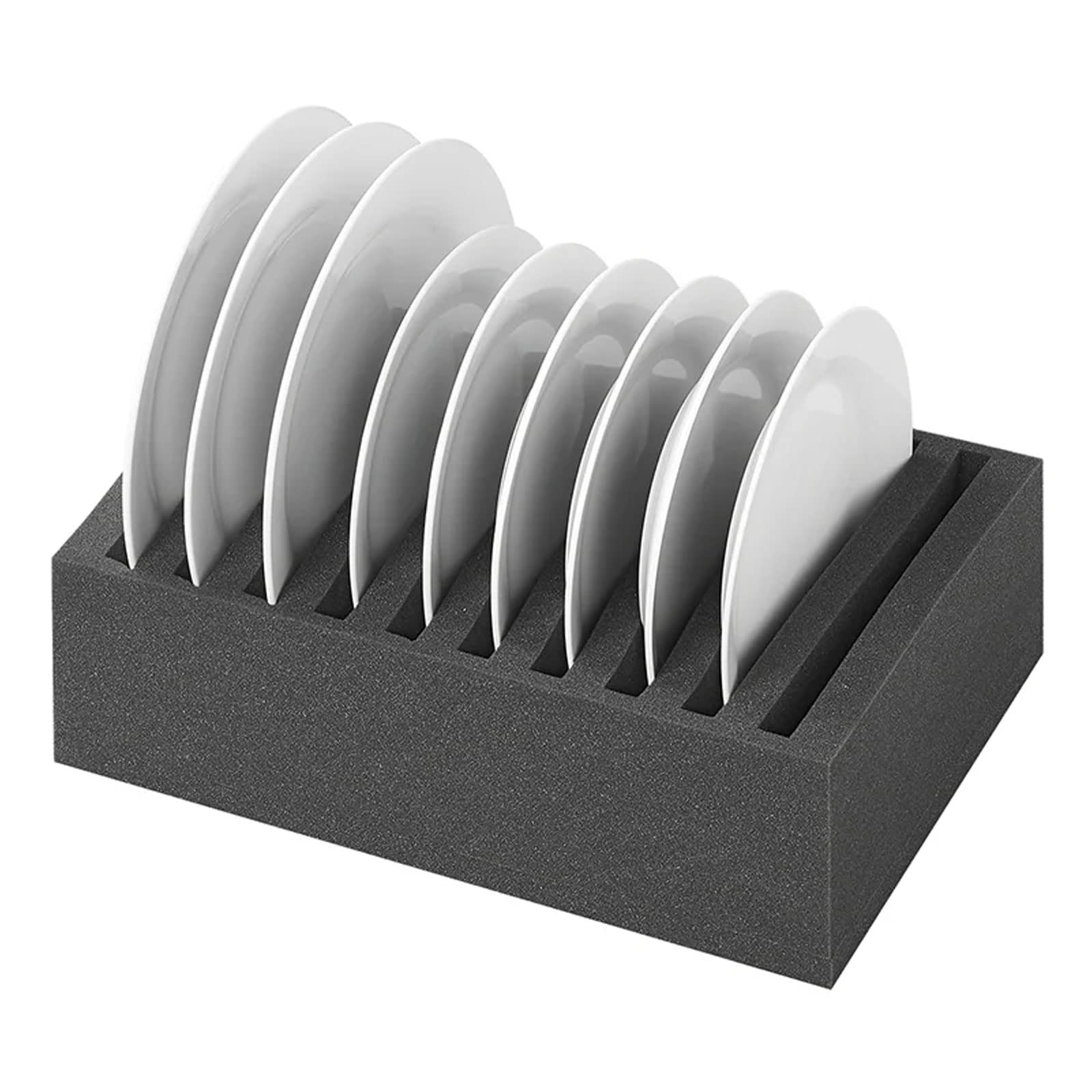 APT Lot de 10 porte-assiettes en mousse pour cuisine, caravane, camping-car