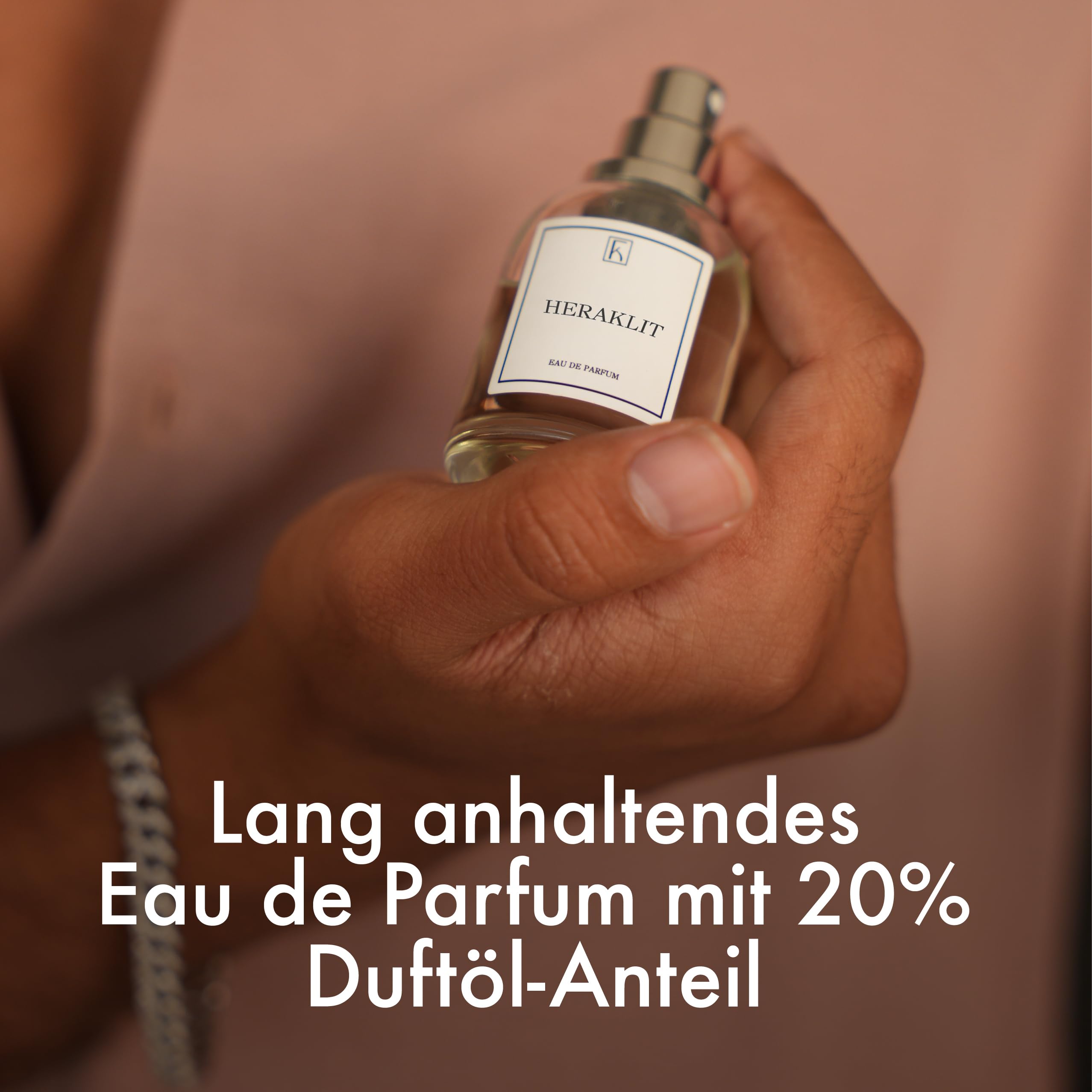 KAZAAR – HERAKLIT – 50ml – Eau de Parfum für Herren – Fruchtig-orientalisch mit Leder, Vanille & Oud – ideal für Abende im Frühling, Herbst & Winter – 20 % Duftöl für lange Haltbarkeit – Swiss Made