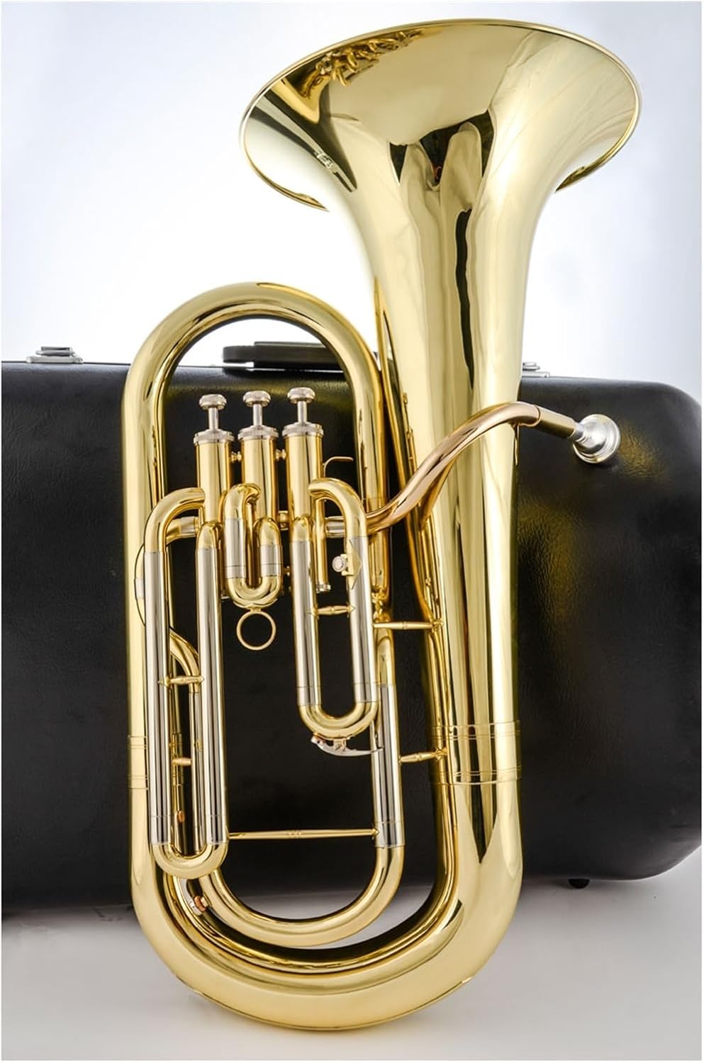 ③ ヤマハ YAMAHA ユーフォニアム YEP-201 管楽器 ハードケース付き