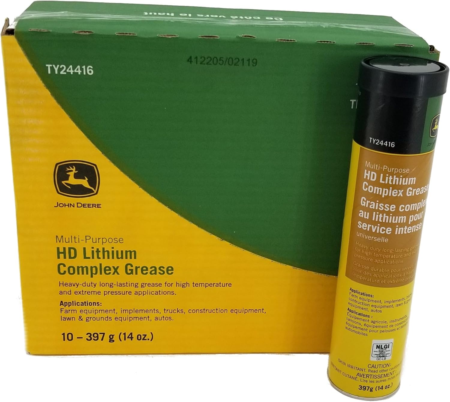 John Deere MultiPurpose HD Lithium Complex Grease TY24416 (10