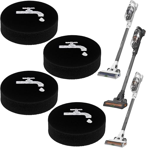 Miniatura 7 de Paquete de 6 filtros de esponja compatibles con BLACK+DECKER POWERSERIES+ 16V20V modelos de aspiradora inalámbrica BHFEA420J, BHFEA520J, BHFEA18D1,