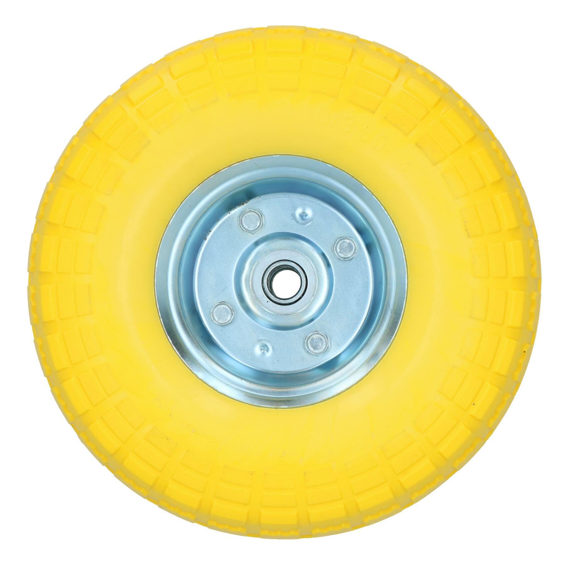 2 x10" in gomma solida ruota pneumatico riempito di schiuma Carrello per sacchi a carrello un carrello002_COPPIA