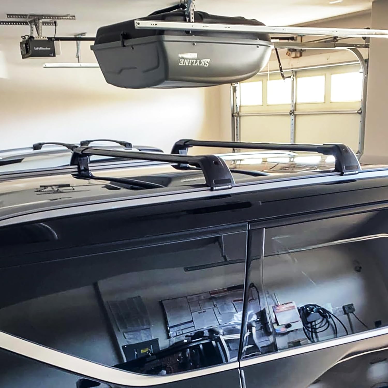 Lockable Roof Rack Cross Bars Compatible with KIA EV9 Wind AWD Land AWD 2024 2025 (Exclude GT-Line)