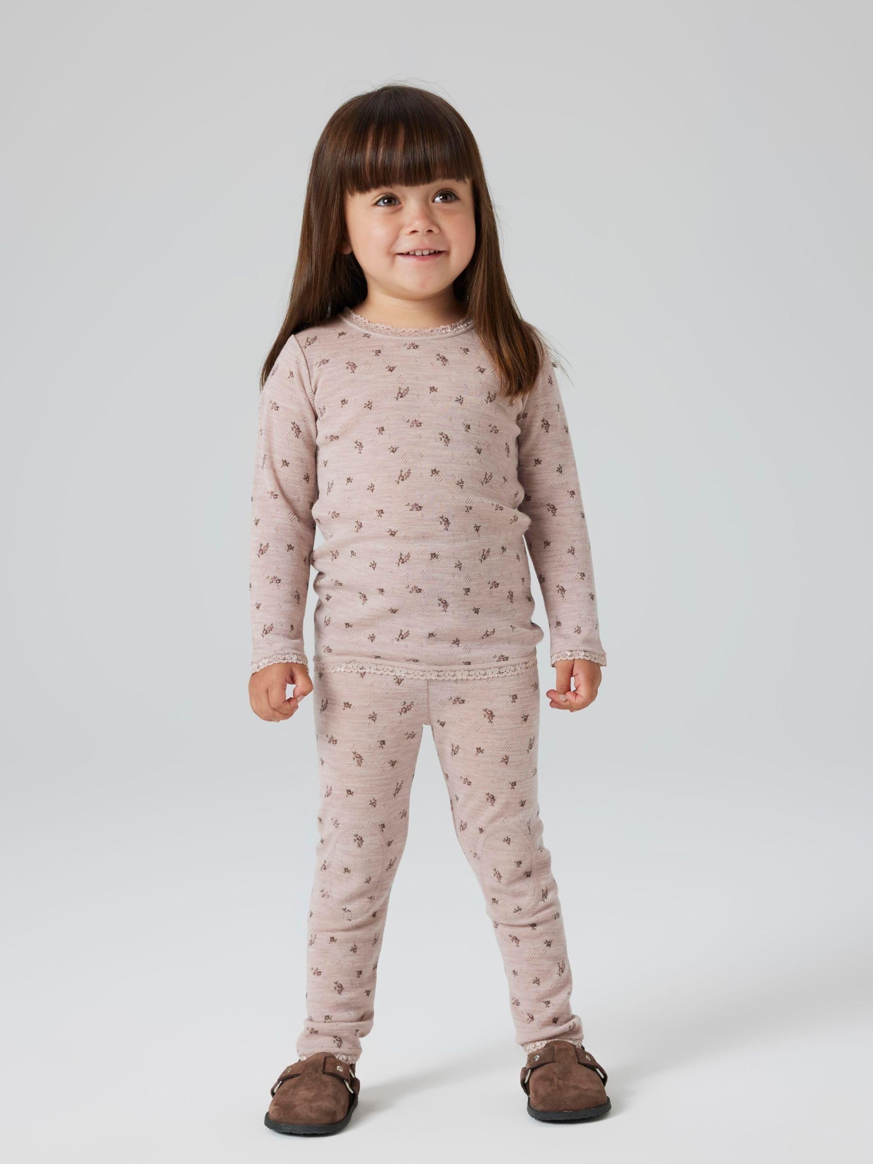 NAME IT Girl Oberteil mit Langen Ärmeln Merinowoll | Long Sleeved Top