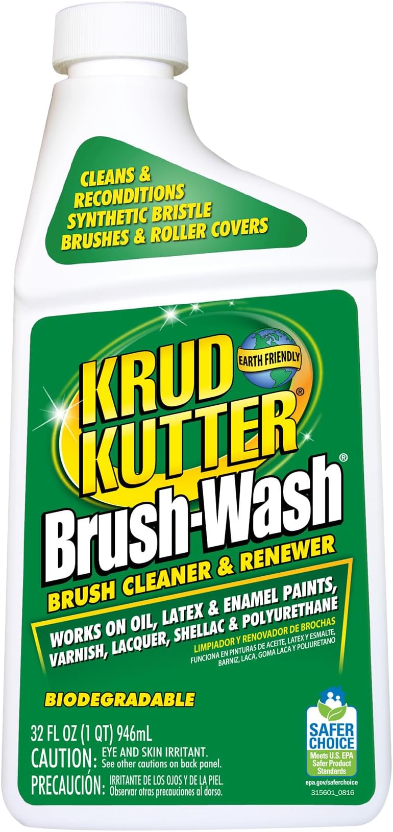 KRUD KUTTER BW32 Brush-Wash Cleaner and Renewer, 950ml