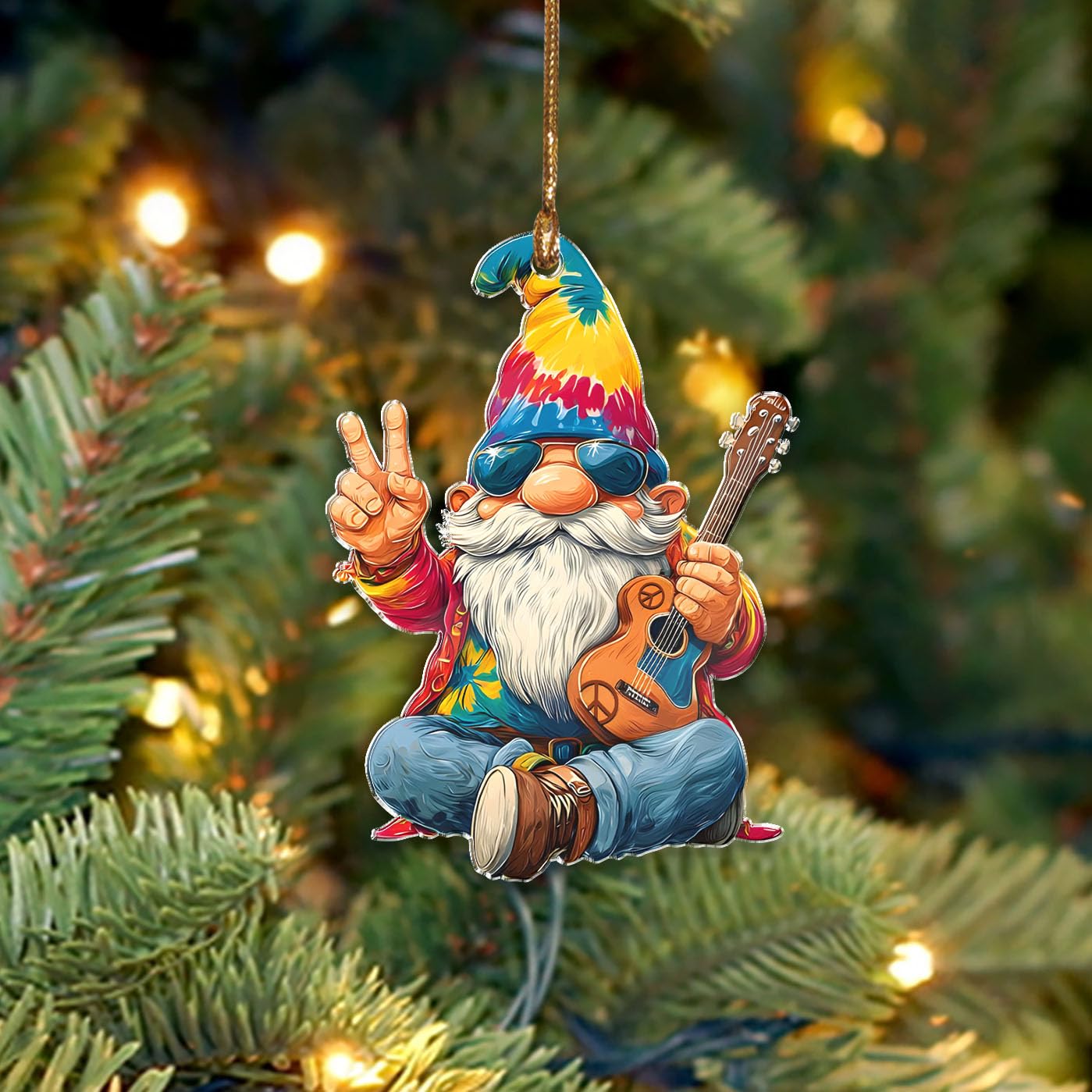 Cadeaux hippie pour femme et homme : le nain de Noël amusant pour toute la famille
