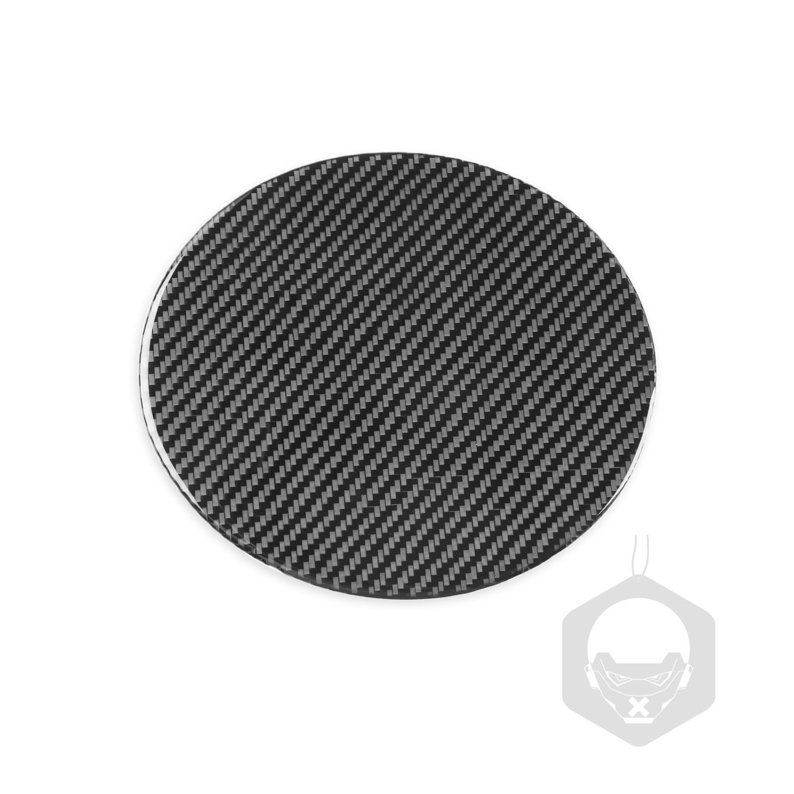 UOADA Real Carbon Fiber Soft Sticker Decal Cover Fuel Cap Compatible with Jaguar F-Type 2013-2024 2014 2015 2016 2017 2018 2019 2020 2021 2022 2023 Exterior Accessories Black.