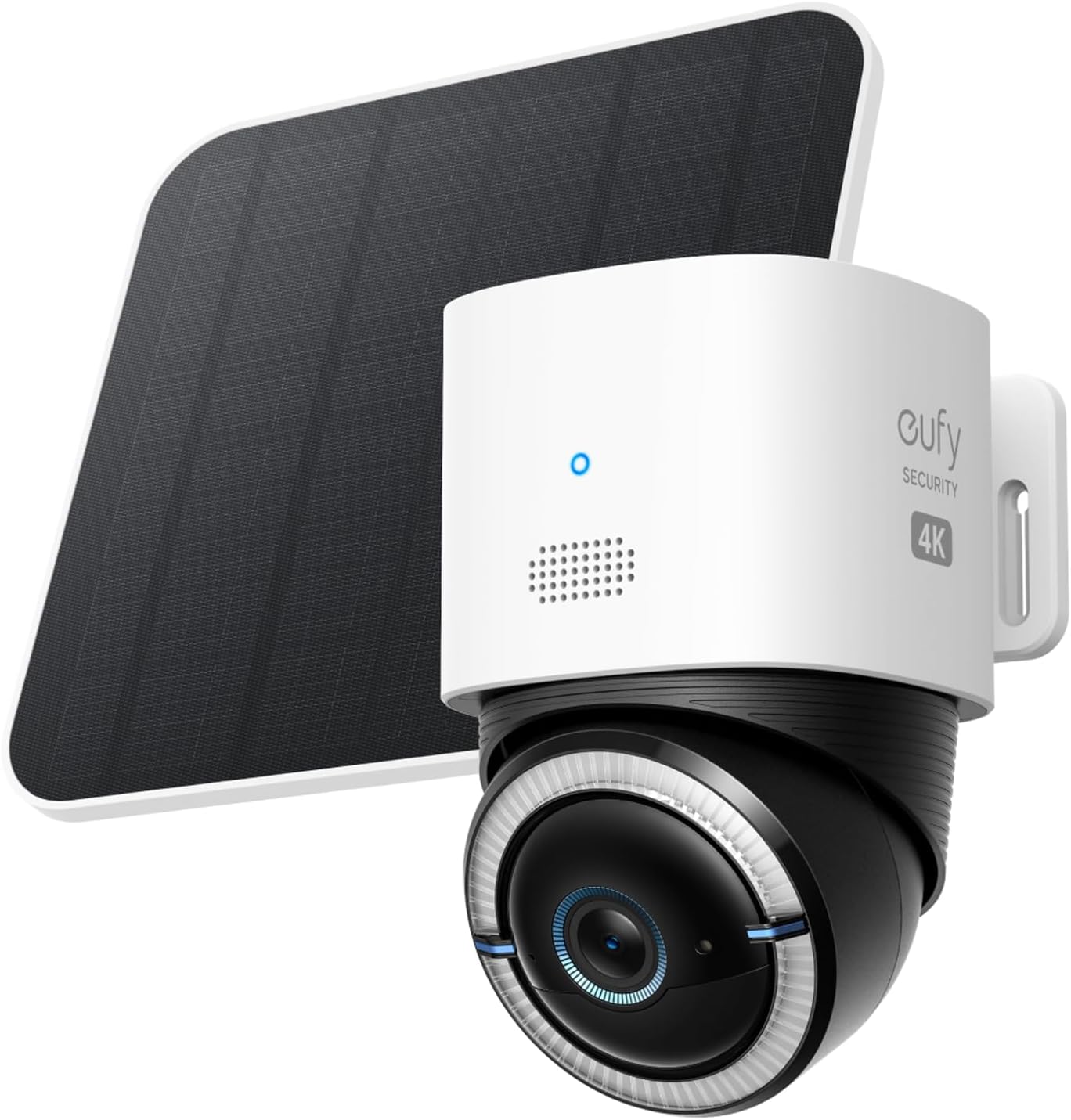 4G LTE Cam S330 with Wi-Fi, 4K UHD Pan Tilt, Wireless, Solar Powered with Solar Panel, AI Human/Vehicle Tracking