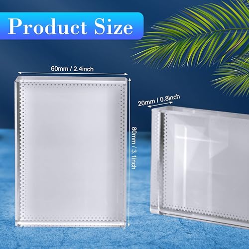 Miniatura 3 de Qunclay 6 piezas de lienzo de sublimación de cristal para sublimación, marco de fotos decorativo de transferencia de calor, marco de fotos de