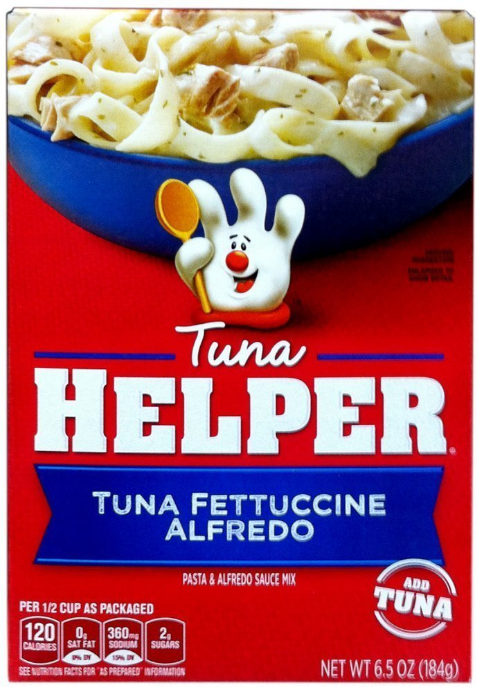 Betty Crocker TUNA FETTUCCINE ALFREDO Tuna Helper 6.5oz (3