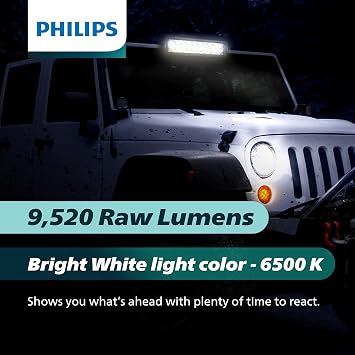 Philips Automotive Lighting Ultinon Drive LED Light Bar 10 Double Row