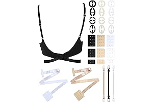 27-Piece Low Back Bra Accessories Set for Enhanced Comfort and Versatility