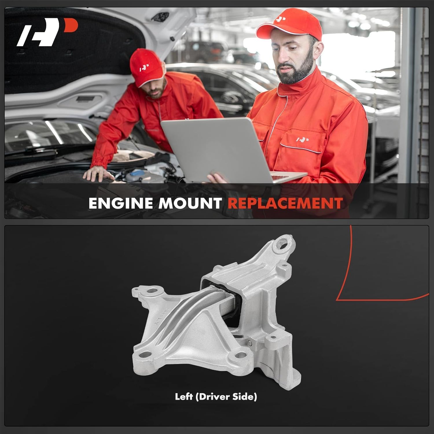 A-Premium Left Driver Side Transmission Mount Compatible with Honda CR-V CRV 2020 2021 2022, 1.5L, Automatic Transmission