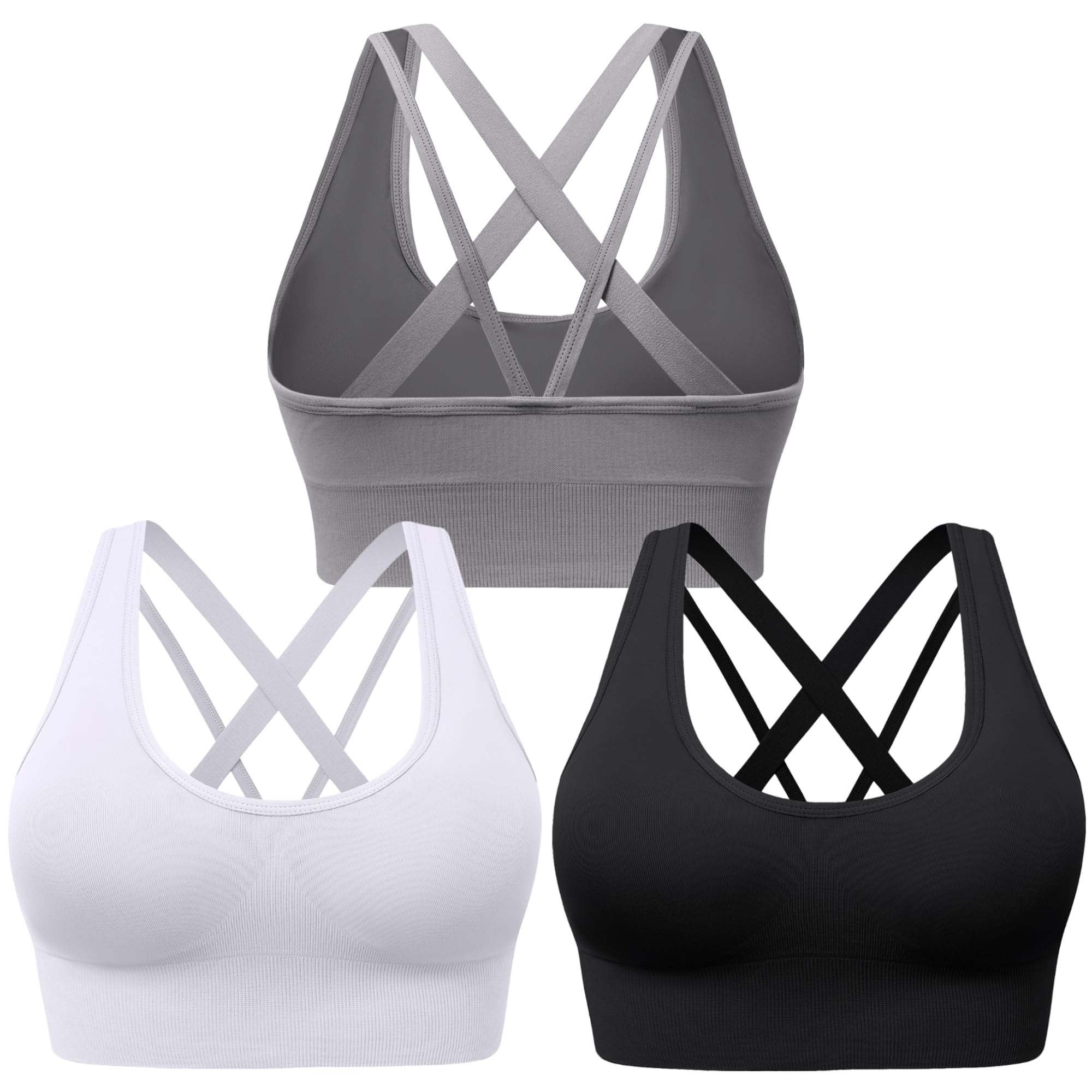 Evercute Women's Sports Bra, Opaque