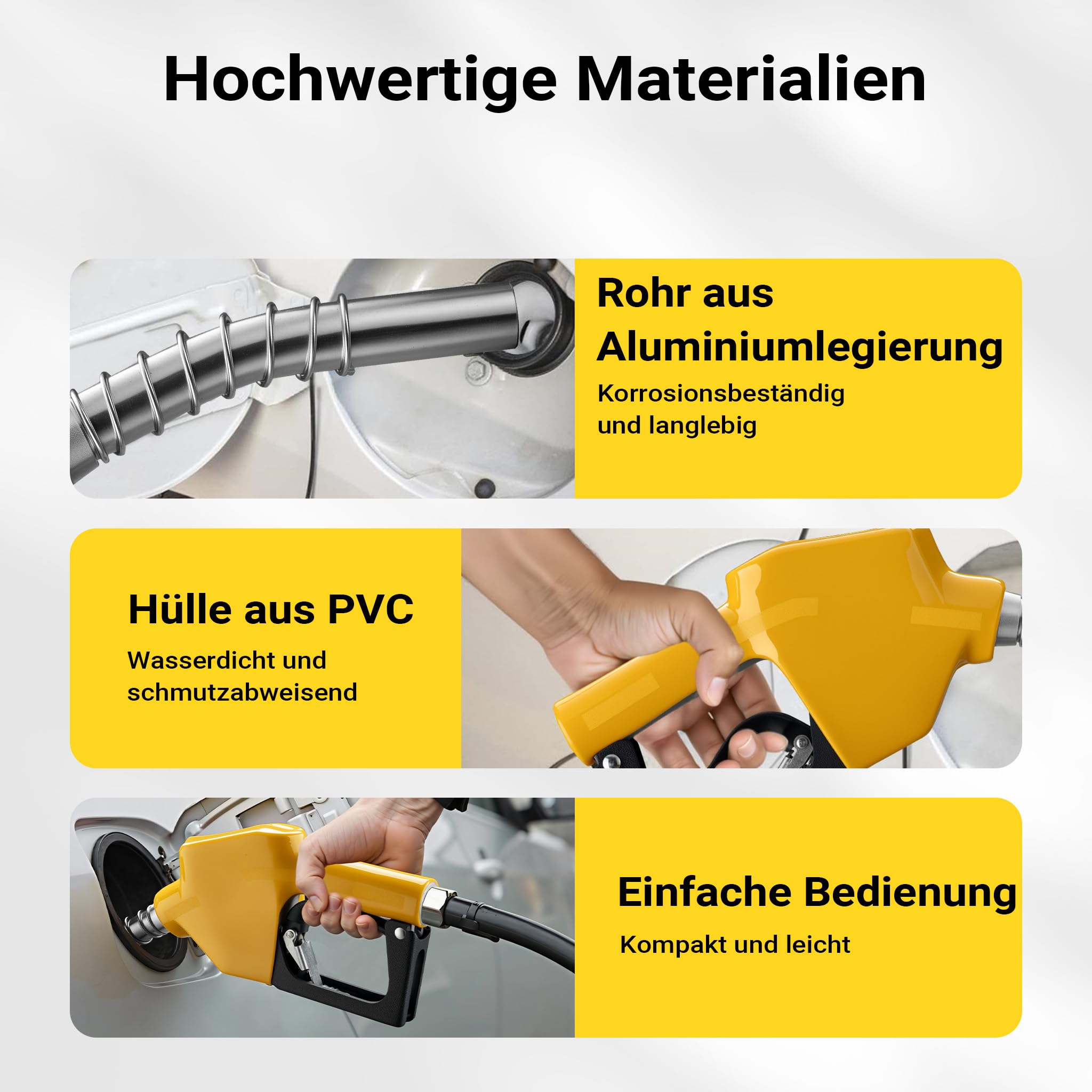 Wiltec Automatische Zapfpistole für Heizöl und Diesel 24mm (3/4 Zoll) DN20 120l/min Modell 4007