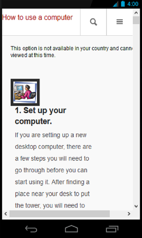 How To Use A Computer - App on the Amazon Appstore