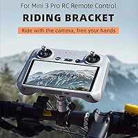 Vista 2 de Soporte para bicicleta con control remoto para bicicleta, clip de bicicleta ajustable, clip de abrazadera para manillar, soporte de controlador RC