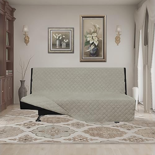 Miniatura 349 de Easy-Going - Funda reversible para sofá, resistente al agua, con varillas de espuma y correas elásticas, protector de muebles para mascotas y perros