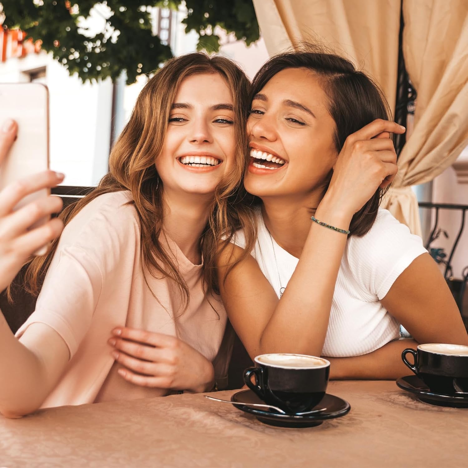 Inspirational Gifts Bracelets for Women Beaded Bracelets for Women Natural Stone Healing Bracelet Get Well Gifts for Friends Mom Daughter Sister Coworker - Image 5