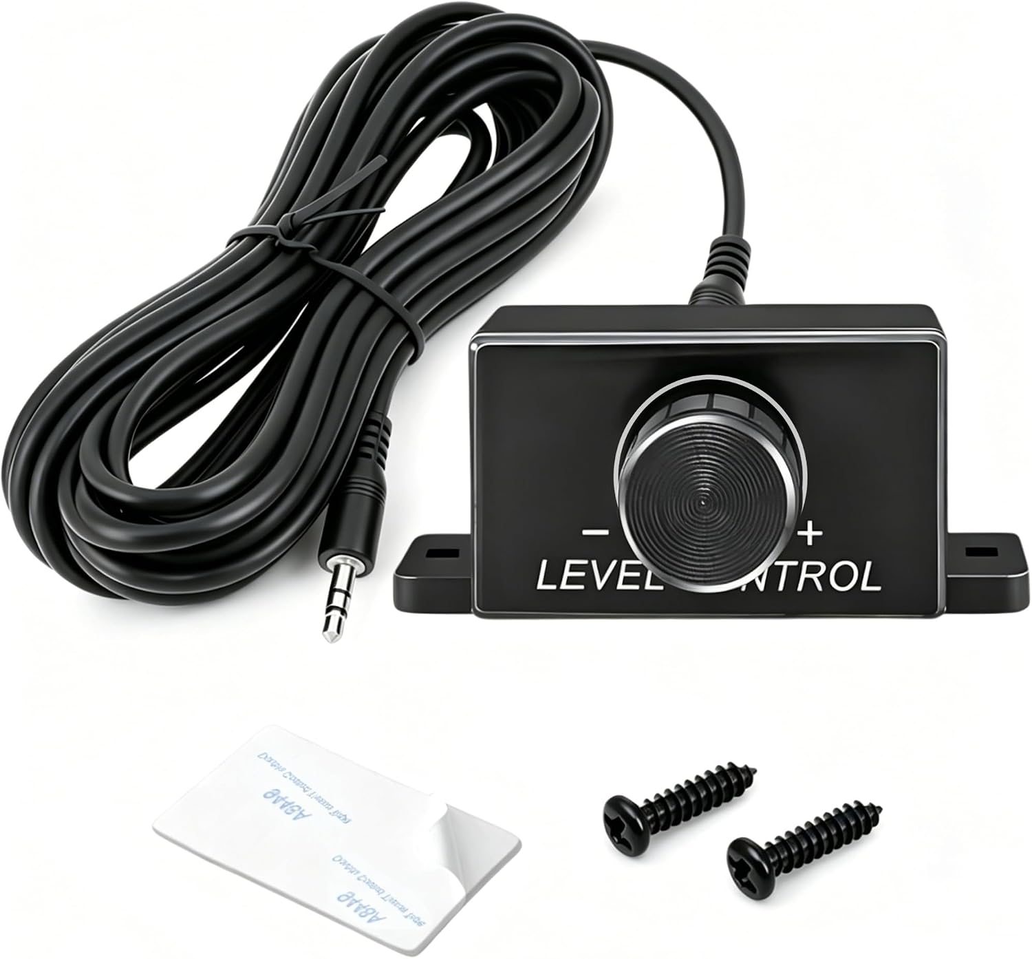 Universal 3.5mm Jack Port Remote Bass Knob Replacemen,16Ft Cable and Screws
