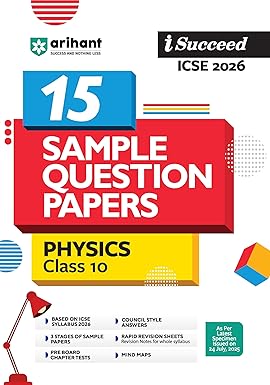 Arihant ICSE Sample Paper Class 10 2026