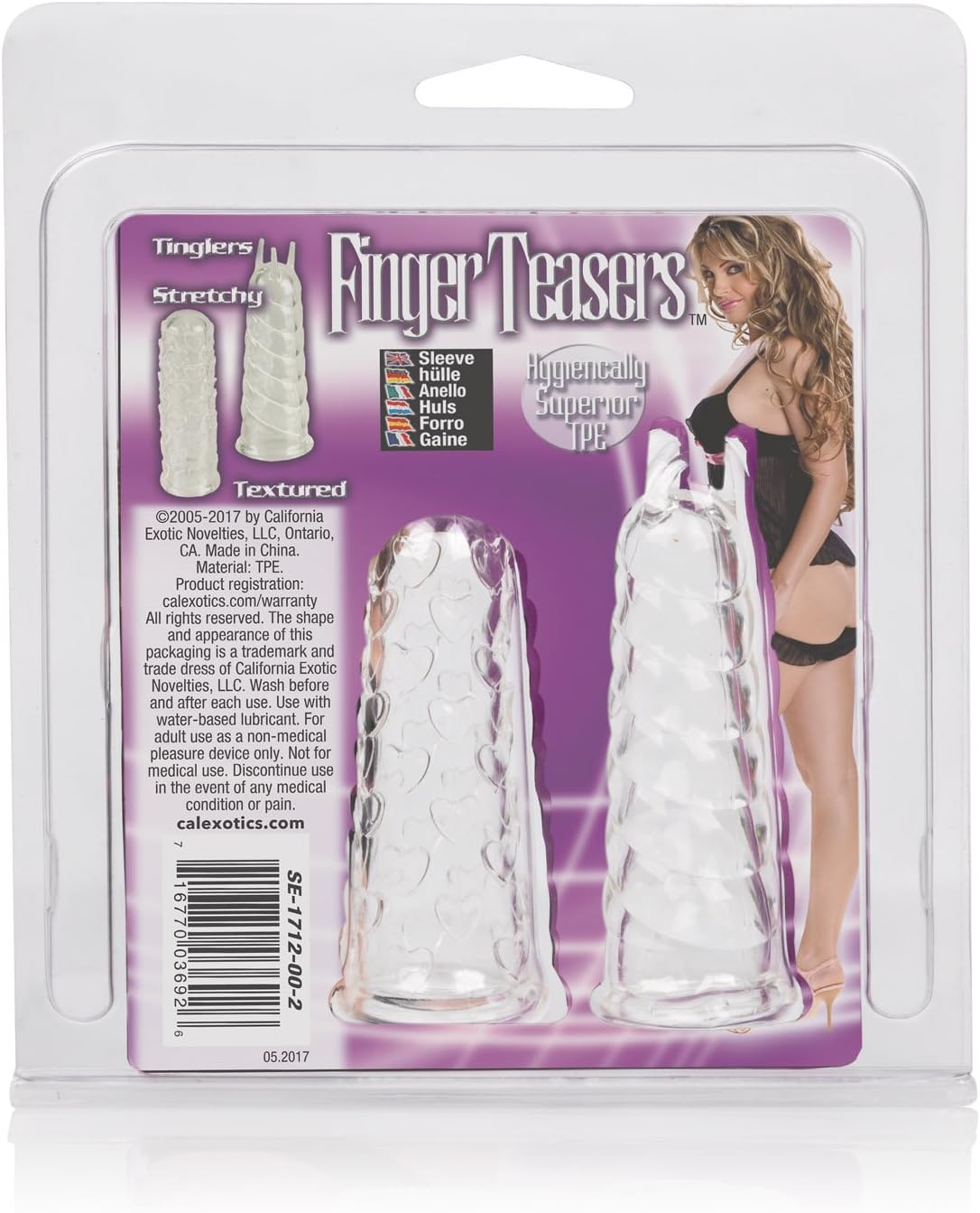 CalExotics Finger Teaser Adult Toys - Sex Toys for Couples - Hypo-Allergenic Stimulating Toys for Prostate and G Spot