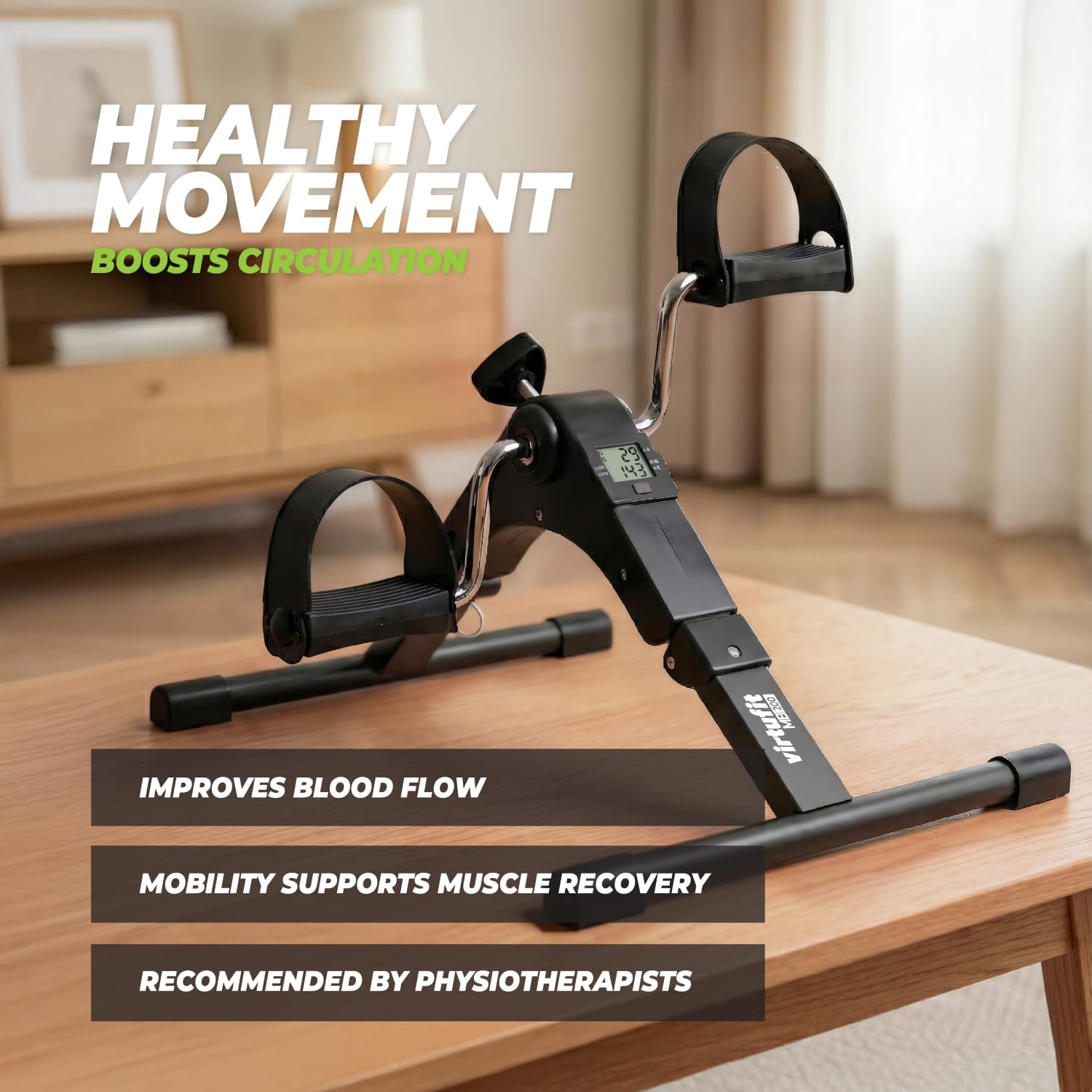 VirtuFit Allenatore pedale, braccia e gambe da seduta