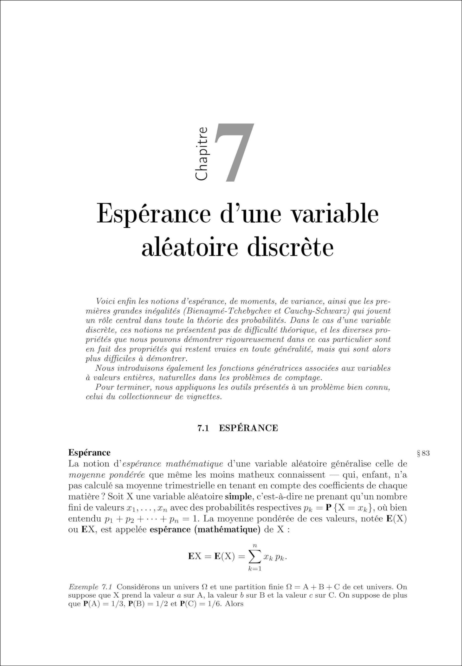 Probabilités pour les non-probabilistes