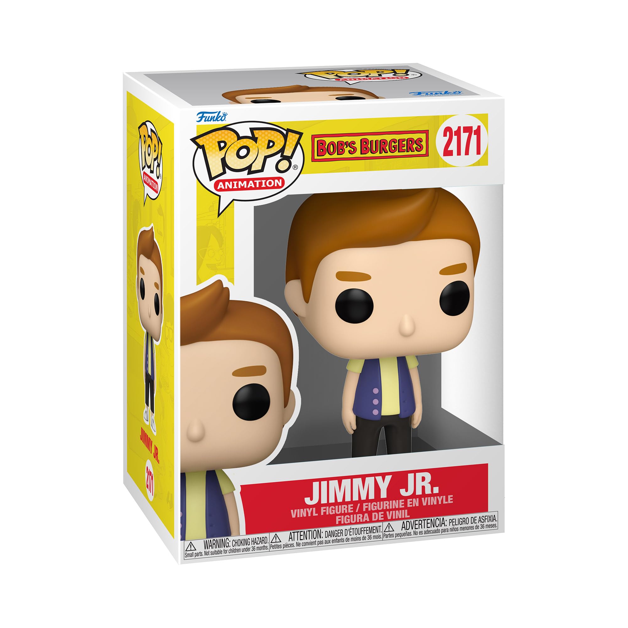 Funko Pop! TV: Bob's Burgers - Jimmy Jr. - Collectable Vinyl Figure - Gift Idea - Official Merchandise - Toys for Kids & Adults - Cartoon Fans - Model Figure for Collectors and Display