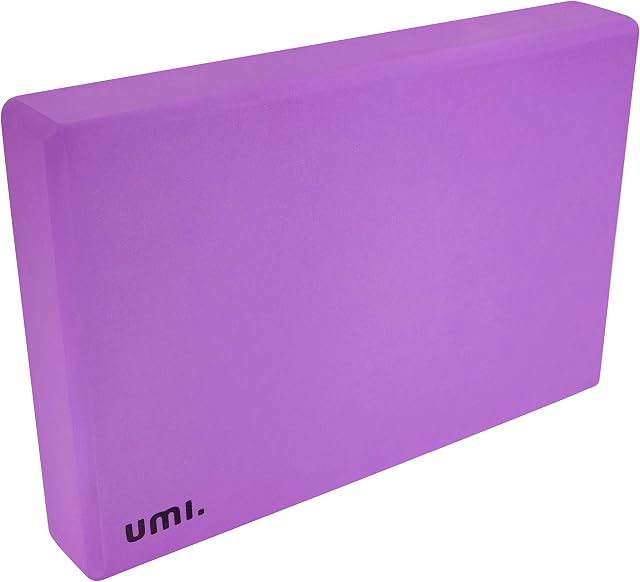 Amazon Brand - Umi Full Yoga Blocks Yoga Bricks High Density EVA Yoga Foam Support Block Positioning Brick