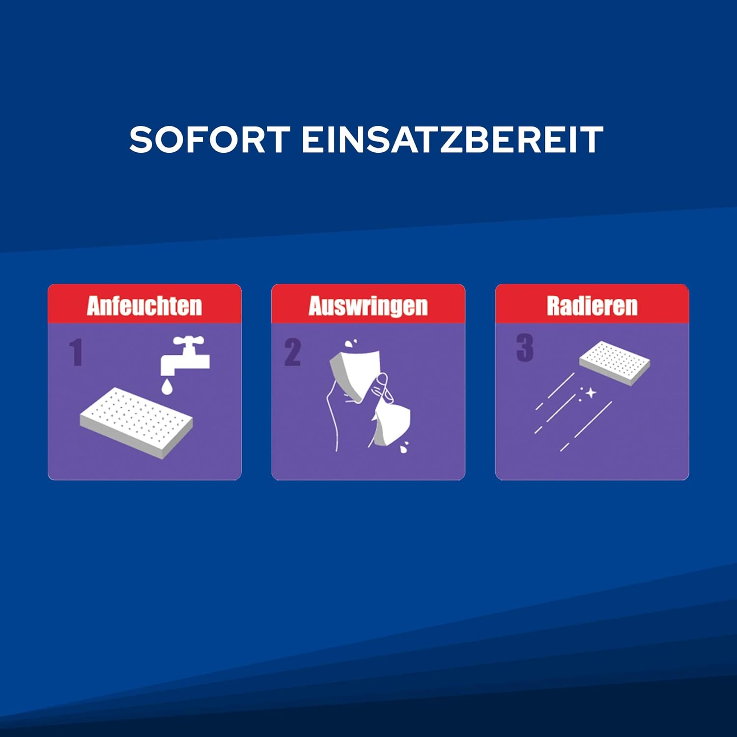 Rietlow® Magic Eraser Sponge – 10 Pack – Dual-Density Melamine Sponge for Walls, Shoes, Wallpaper, Furniture & Floors – White Magic Eraser – Stain Remover & Wall Mark Eraser