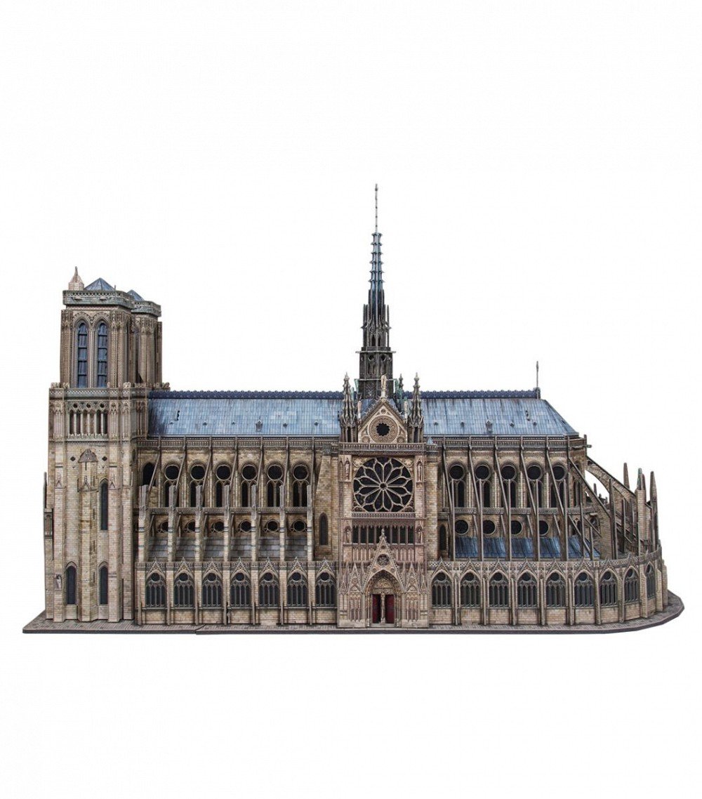 Cathedral 10セット UMBUM Innovative 3D Puzzle - Notre Dame de Paris Cathedral, France