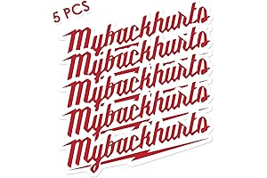 Warning: My Back Hurts Sticker - Watch Out Tool Guys