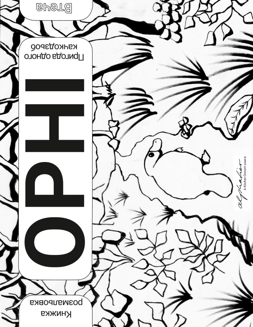 ОРНІ, Пригода одного, качкодзьоб, Втеча: Книжка розмальовка (Orny, Abenteuer eines Schnabeltiers)