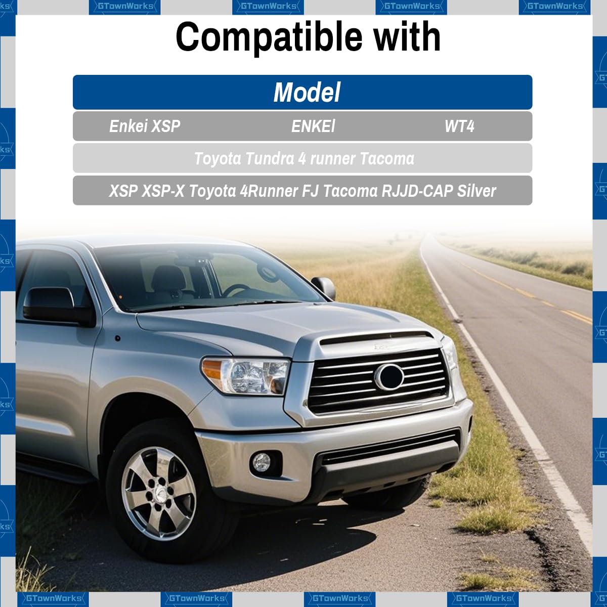 Centercaps Toyota Tundra Sequoia 2007-2020 Center Cap Fits 5 Spoke 18 Wheel - View #4