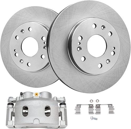 Miniatura 16 de Detroit Axle - Kit de Frenos Delanteros para Ford Escort Mazda MX-3 Protege Mercury Tracer Rotores de Freno Cerámica Pastillas de Freno Reemplazo: