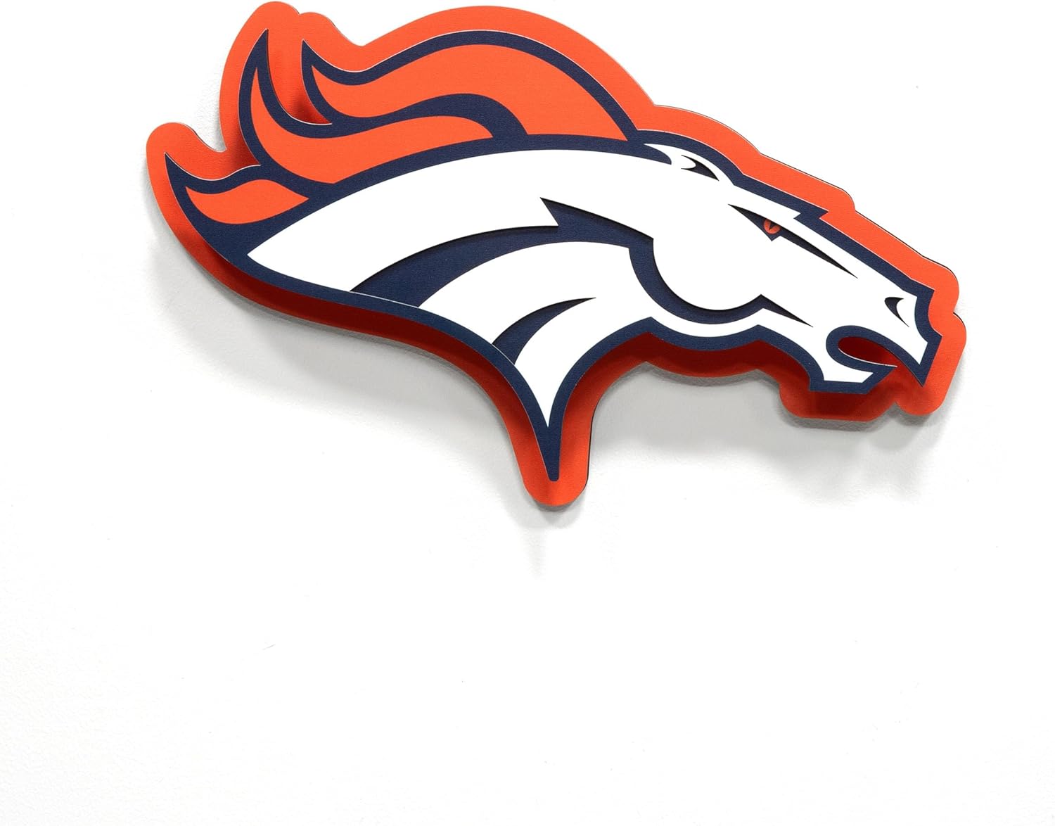 YouTheFan NFL 3D Die-Cut Wall Art, precision-crafted and laser-cut in the exact shape of your team’s logo, multiple layers create striking depth, ready-to-hang and officially licensed