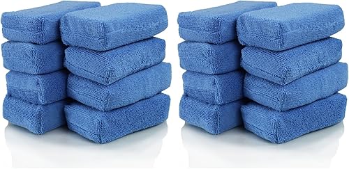 Miniatura 11 de Chemical Guys Almohadillas Aplicadoras de Microfibra de Grado Premium - Núcleo de Espuma Ultra Suave, Seguras para Selladores, Abrillantadores de