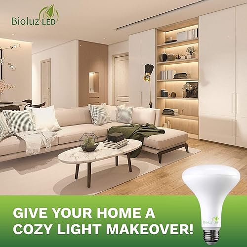 Miniatura 3 de Bioluz LED Paquete de 8 bombillas LED regulables 90 CRI BR30, 65 W de repuesto 7.5 W  65 W, 650 lúmenes, luz blanca diurna de 5000 K para interiores