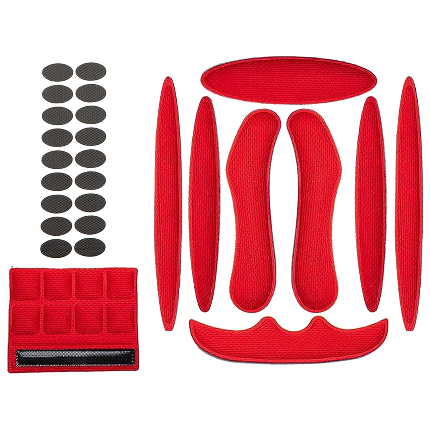 YXHZVON 2 Sets De Coussinets De Casque Vélo - Mousse Remplacement Universelle - Confort Et Absorption Choc