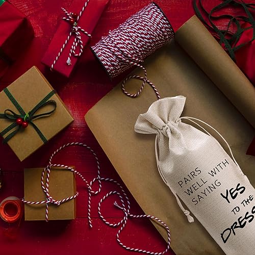 Miniatura 6 de Combina bien con la bolsa de regalo de compromiso de regalo de boda de Sr. y Sra. para noviaélella, regalo recién comprometido