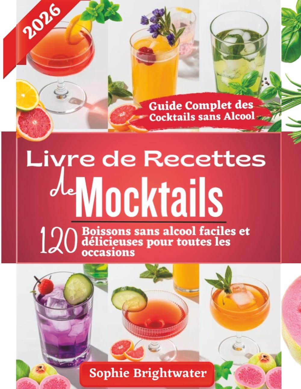 Livre de recettes de mocktails: 120 boissons sans alcool faciles et délicieuses pour toutes les occasions